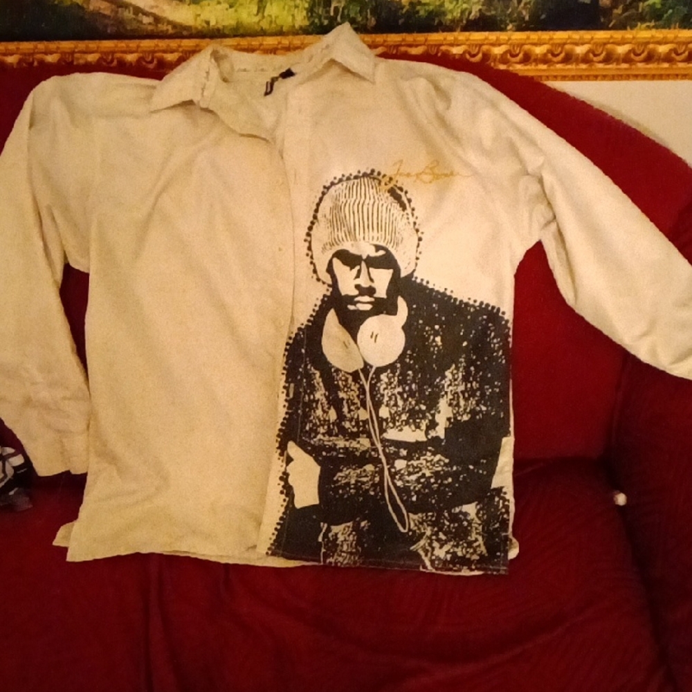 3 for 20 Joe Boxer Cream Graphic Long Sleeve Shirt